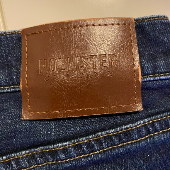 Hollister Dark Blue Straight Leg Jeans waist 30 - Picture 5 of 5